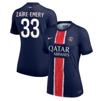 Paris Saint-Germain Warren Zaire-Emery #33 Hemmatröja Dam 2024-25 Kortärmad